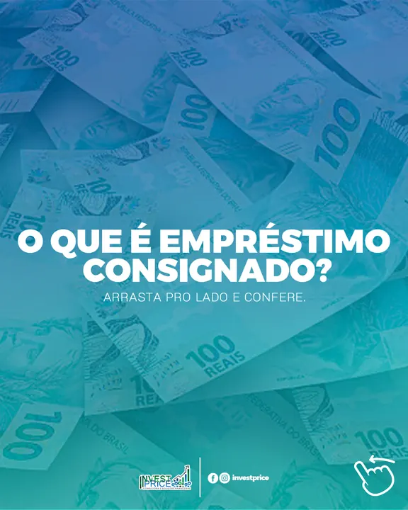 Carrossel Invest Price “O que é empréstimo consignado?” – tela 1 de 6