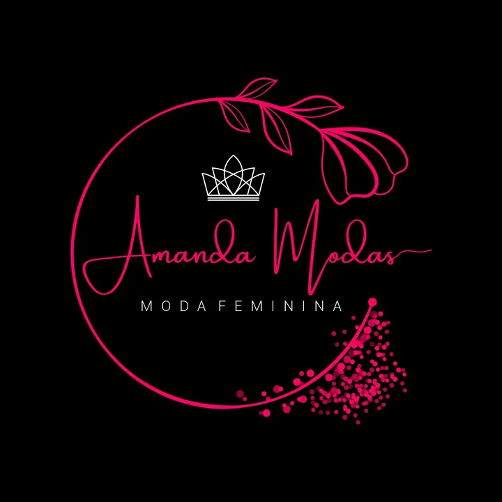 Logotipo Amanda Modas Moda Feminina